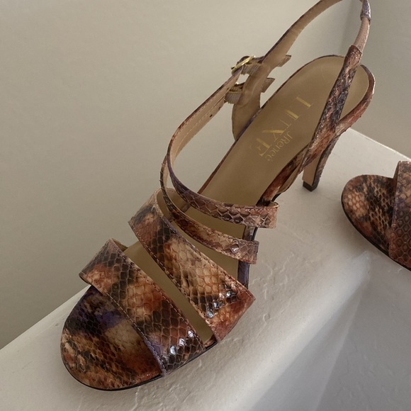 J.Renee Luxe snakeskin heels - Picture 4 of 6